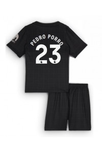 Fotbalové Dres Tottenham Hotspur Pedro Porro #23 Dětské Venkovní Oblečení 2025-26 Krátký Rukáv (+ trenýrky)